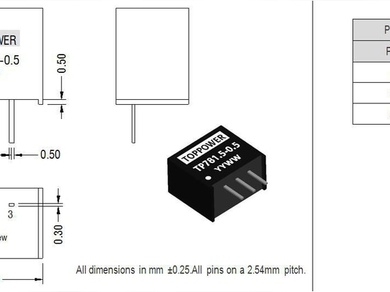 PROGETTAZIONE DI PIN DI SERIE TP78XX-0.5