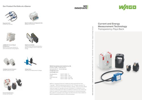 Current and Energy Measurement Technology