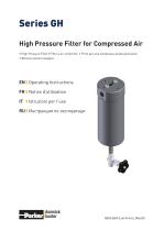 Series GH High Pressure Filter for Compressed Air