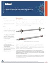 os3600      Embeddable long-gage strain/displacement sensor, os3600