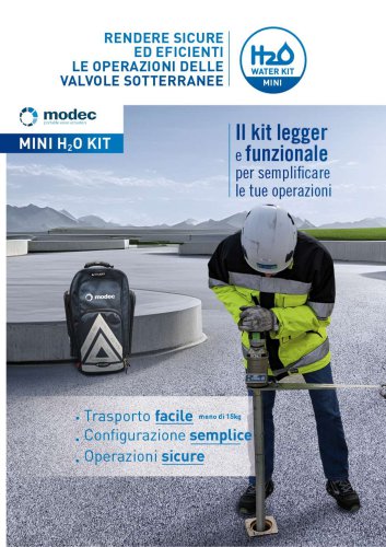Kit H₂O per la manovra di valvole sotterranee