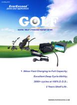 Golf Trolley Lithium Battery