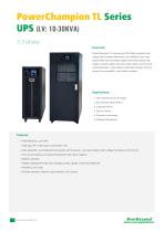 Parallel UPS 10-30kVA PowerChampion TL series