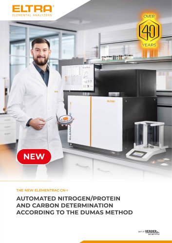 Automated Nitrogen/Protein and Carbon Determination according to the Dumas Method