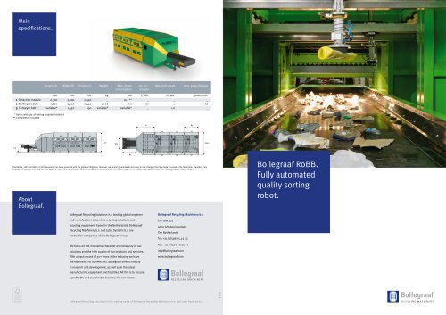 RoBB QC sorting robot