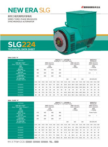 YAN SLG 224 SERIES ALTERNATOR