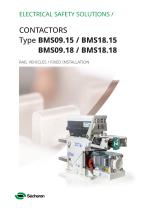 CONTACTORS Type BMS09.15 / BMS18.15 BMS09.18 / BMS18.18