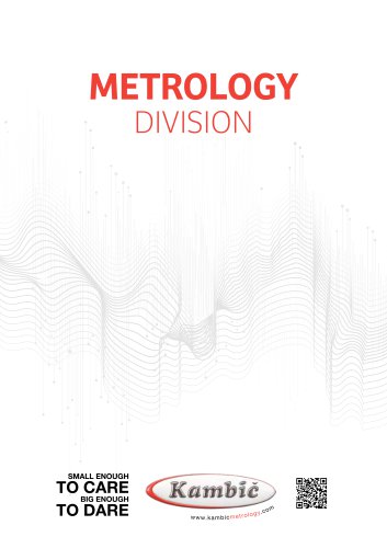 Kambic Metrology equipment - general catalog