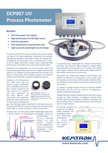 DCP007 UV Process Photometer