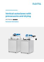 VERTICAL AUTOCLAVES WITH PREVACUUMS AND DRYING - AE-B SERIES