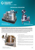 Centrifugal decanters