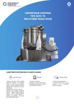 Centrifughe continue tipo SCPC-TE per le fibre tessili sfuse