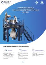 Centrifughe verticali con scarico automatico da fondo tipo DEC