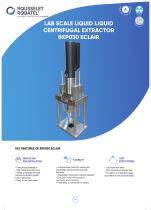 Lab scale liquid-liquid centrifugal extractor BXP030 eclair