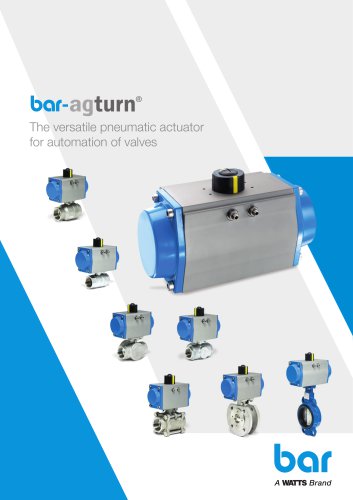 The versatile pneumatic actuator for automation of valves