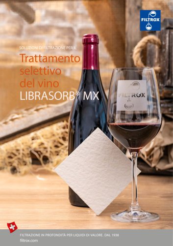 LIBRASORB MX - Trattamento selettivo del vino