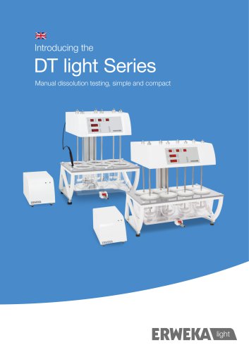 DT light Series - Manual dissolution testing, simple and compact