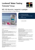 MD 100 Alluminio, reagente in pastiglie - 1