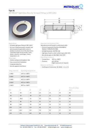 METAGLAS® TYPE 81