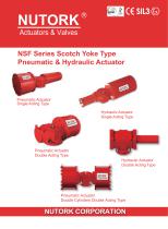 NSF Scotch Yoke Type Pneumatic Actuator