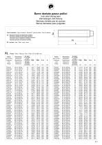 Timing bars and flanges for timing pulleys - 4