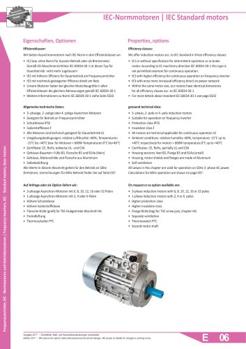 IEC Standard Motors