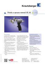 Pistola a spruzzo manual HS 30