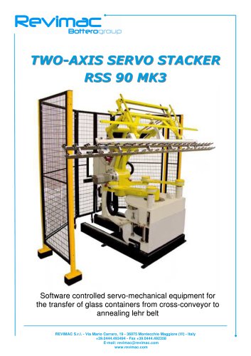 RSS 90 - 2 axis servo stacker