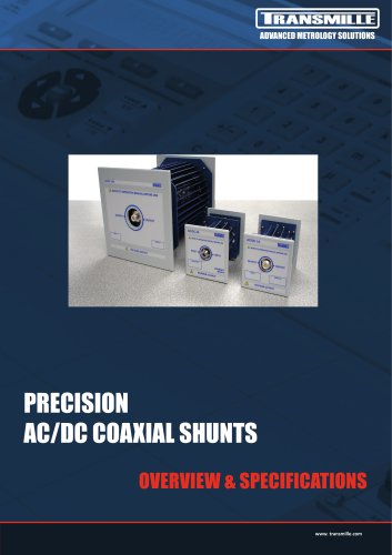 AC-DC Current Shunts Overview And Specifications