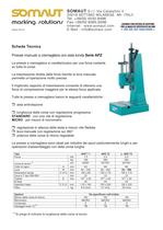 Presse manuali a cremagliera con asta tonda - 1