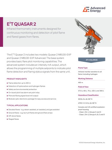 E2T Quasar 2 Datasheet