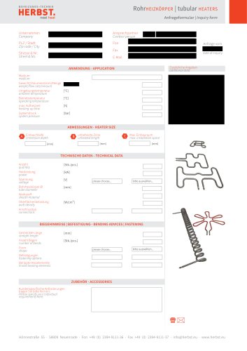 Tubular heating elements