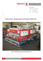 B12. Technical Data - RA Hinge forming machine