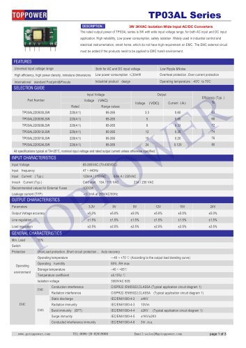 ac-dc converter tp03al