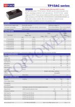 TP15AC series，15W AC/DC