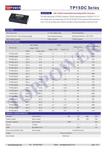 TP15DC Series