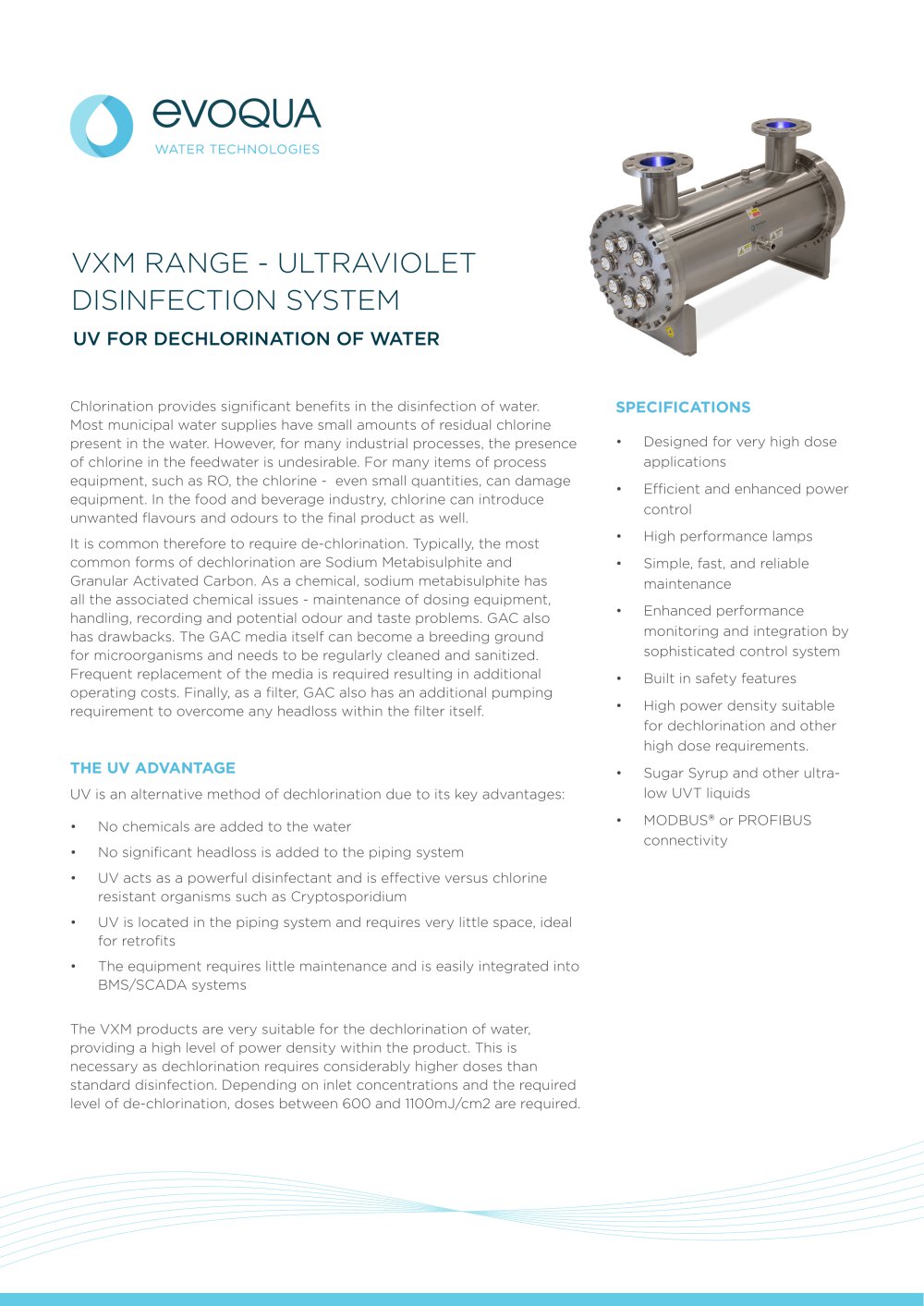 VXM RANGE - ULTRAVIOLET - atg UV Technology