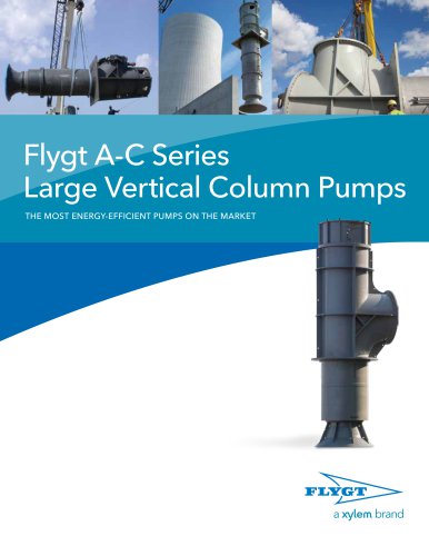 Flygt A-C Series Large Vertical Column Pumps