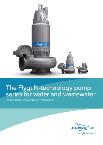 The Flygt N-technology pump series for water and wastewater