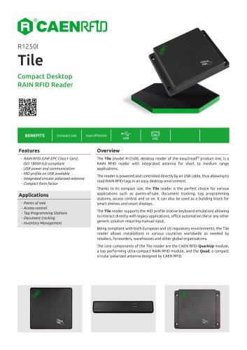 Tile Datasheet