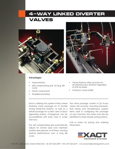 4-way Linked Diverter Valve