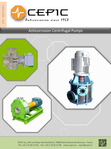 Anticorrosion Centrifugal Pumps