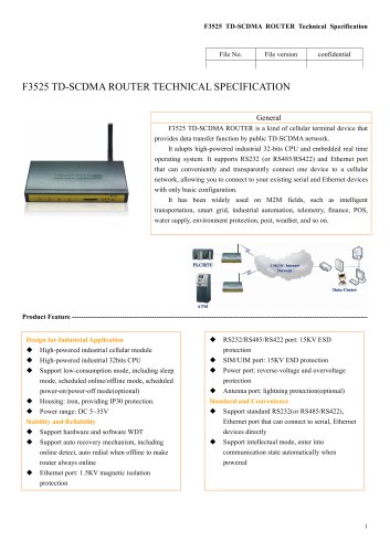 3G/4G Industrial ROUTER F3525