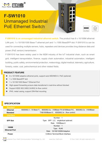 F-SW1010-Datasheet