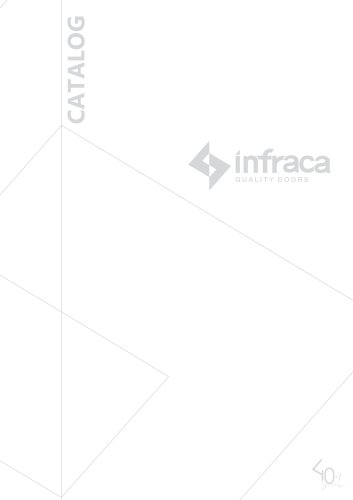 INFRACA INDUSTRIAL DOORS TECHNICAL CATALOGUE 2020