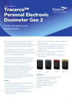Tracerco™ Personal Electronic Dosimeter Gen 2
