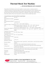 environmental test chamber / cooling / aging / thermal shock  TS-150-A