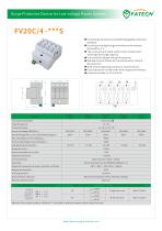 FATECH surge arrester FV20C/4-385S for 3 phase ac power