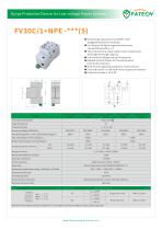 FATECH surge arrester FV30C/1+NPE-320 for protection of ac power