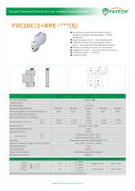 FATECH surge arrester FVC20C/1+NPE-275S for as power supply